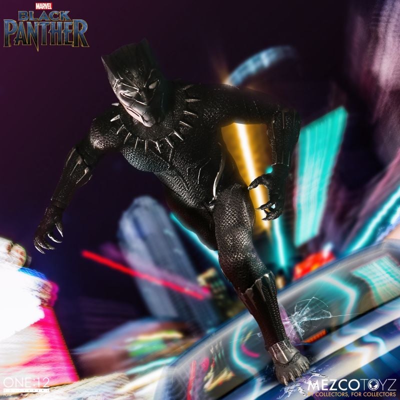 black panther superhero toy