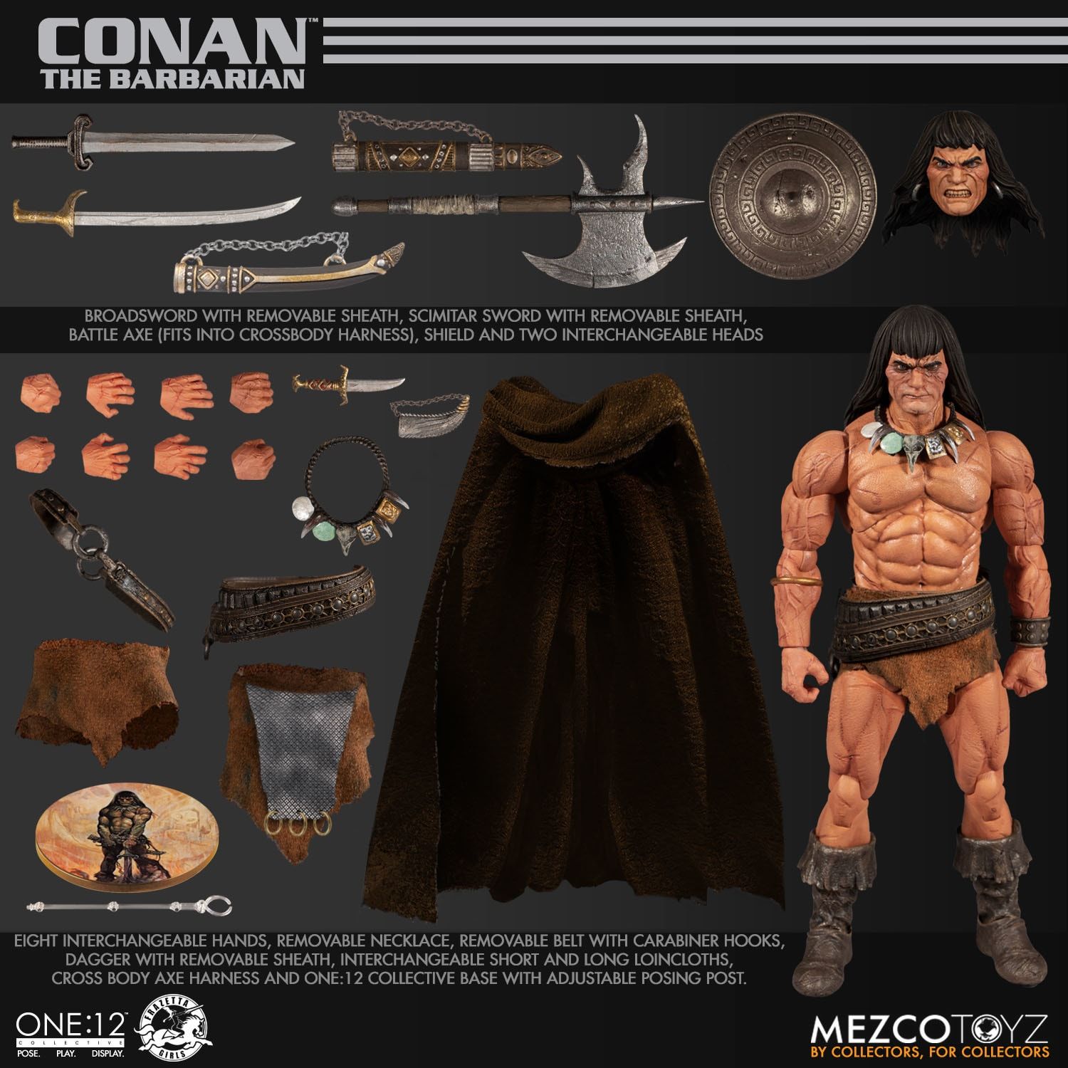 Conan The Cimmerian figure by Mezco Toyz : r/ConanExiles
