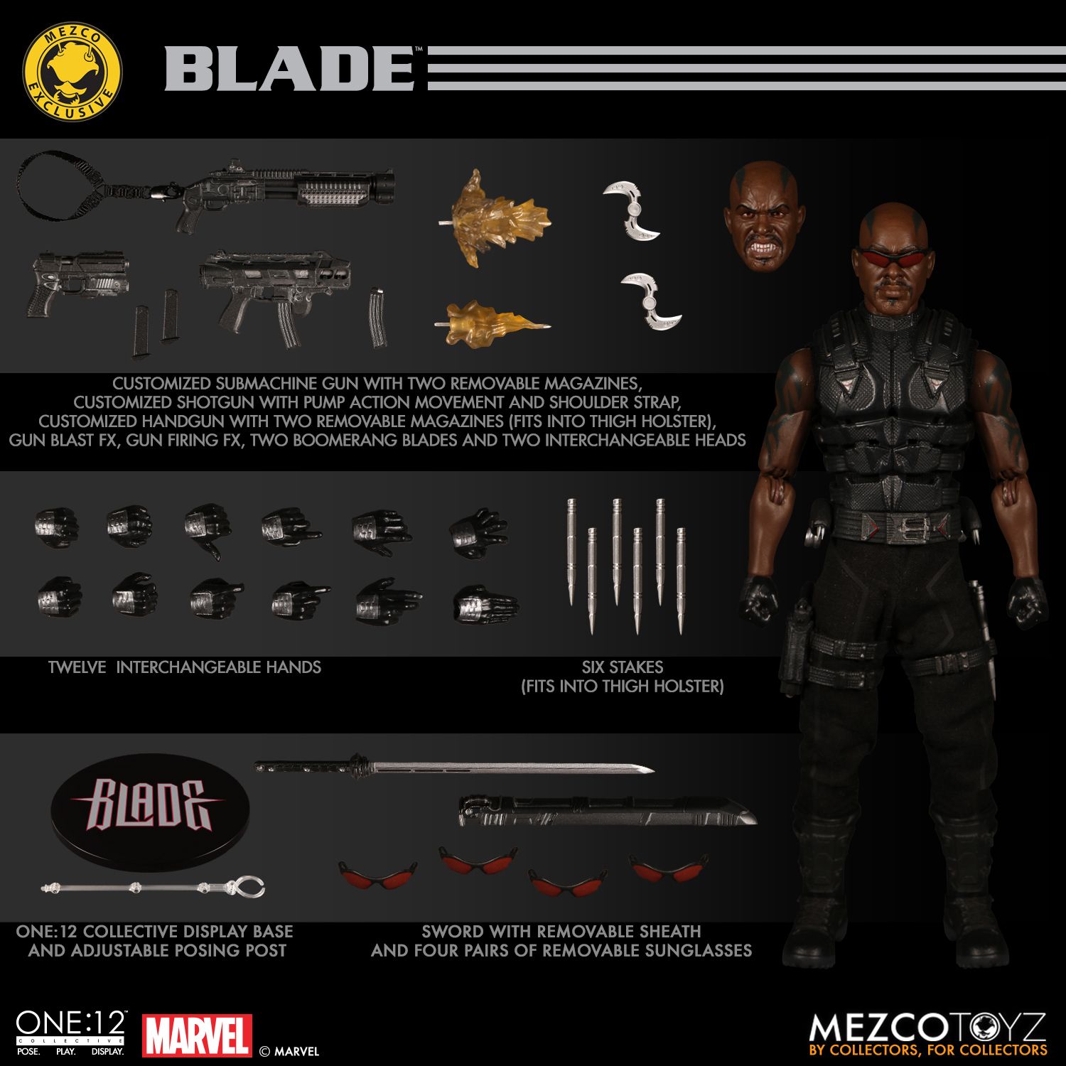 blade mezco one 12