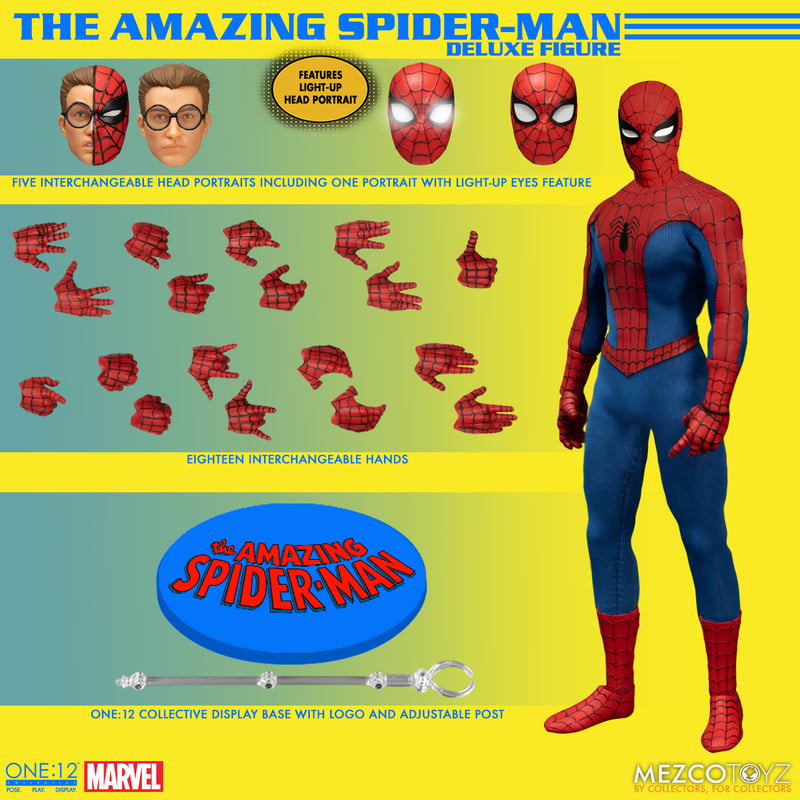 One:12 Collective The Amazing Spider-Man - Deluxe Edition | Mezco Toyz