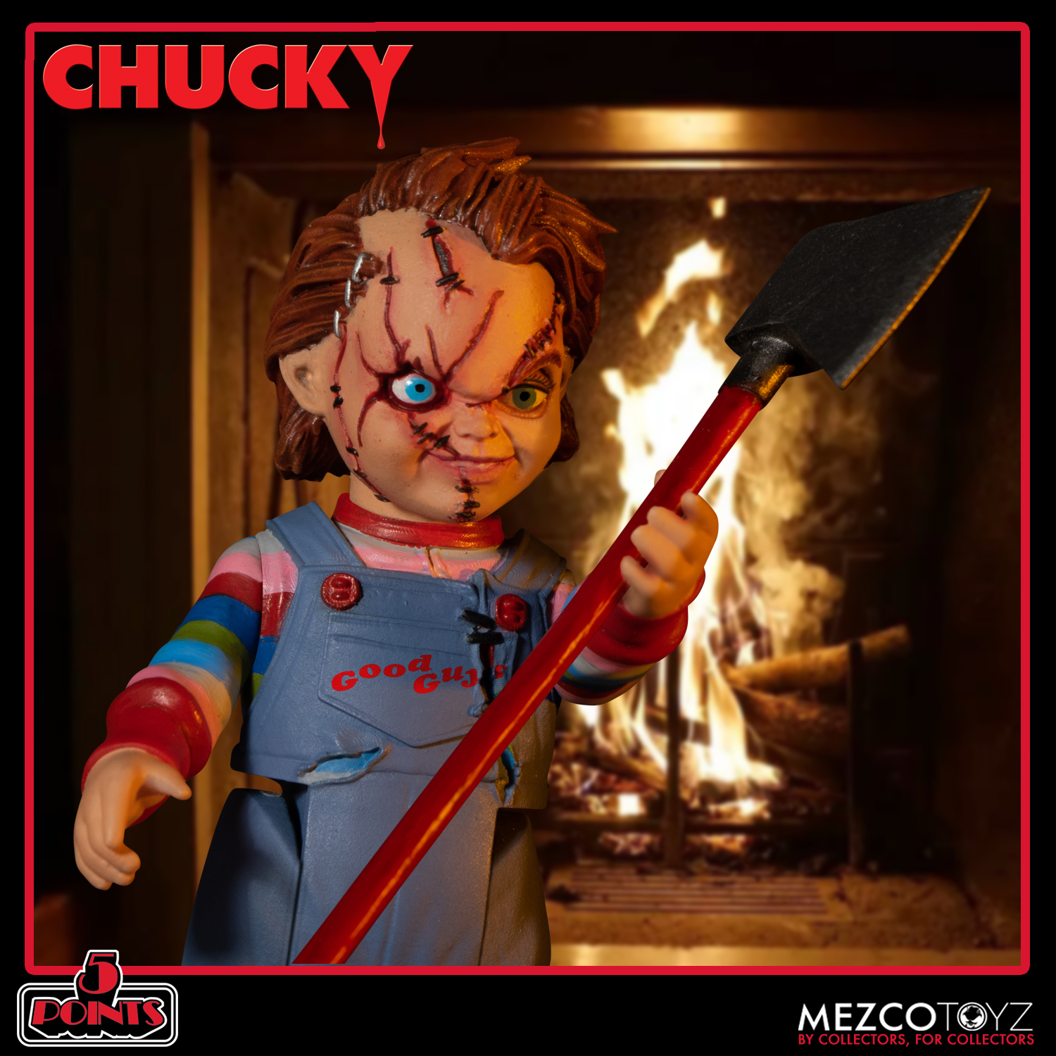 5 Points Chucky Deluxe Figure Set | Mezco Toyz