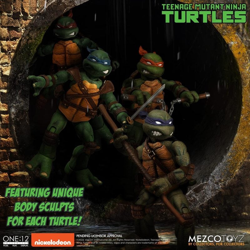 TMNT Teenage Mutant Ninja Turtles Figure Stand Custom Choose Color